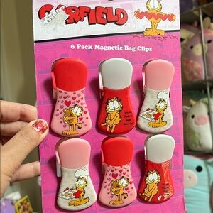 Nickelodeon Garfield Magnetic Bag Clips Set